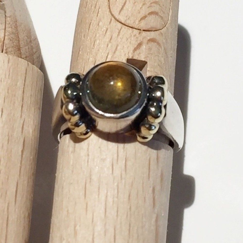 LAGOS 18K Sterling Silver Citrine Ring - Picture 2 of 6